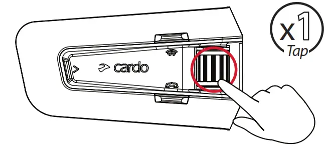cardo PT200030 Packtalk Edge Jbl Honda Single Kit - Volume10