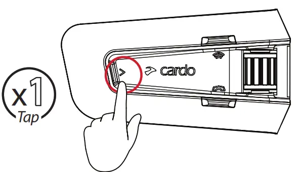 cardo PT200030 Packtalk Edge Jbl Honda Single Kit - Volume3