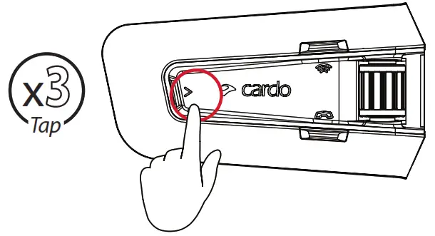 cardo PT200030 Packtalk Edge Jbl Honda Single Kit - Volume4