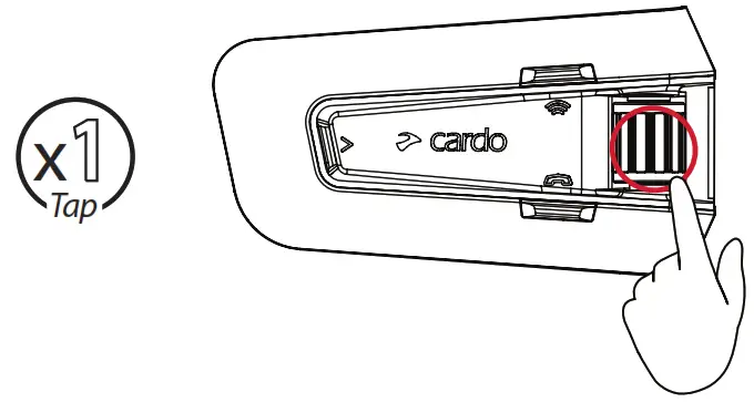 cardo PT200030 Packtalk Edge Jbl Honda Single Kit - Volume6