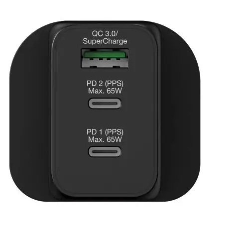 Verbatim-VAPUC115 -3-Port-65W-PD-and-QC-3.0 GaN-product-image