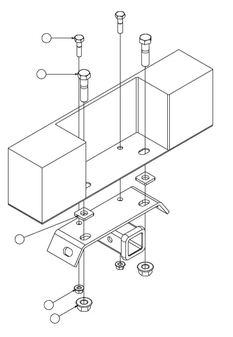 CURT 19030 Bumper Hitch - fig