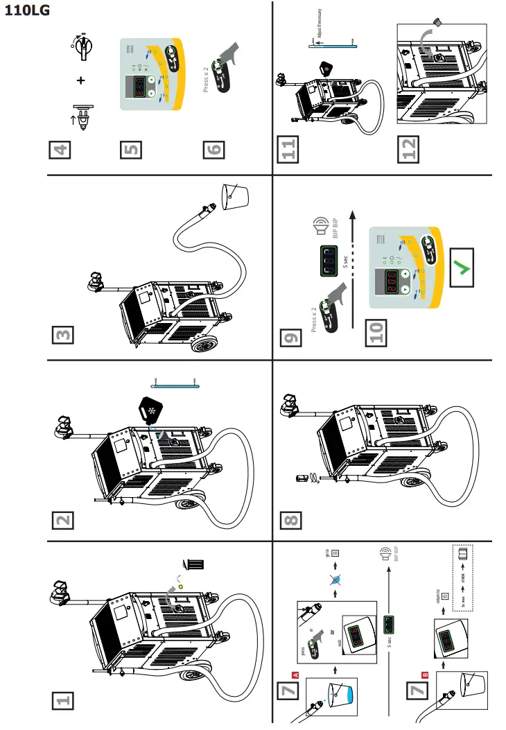 GYS 110LG Metal Sheet Induction Heater - Fig 8