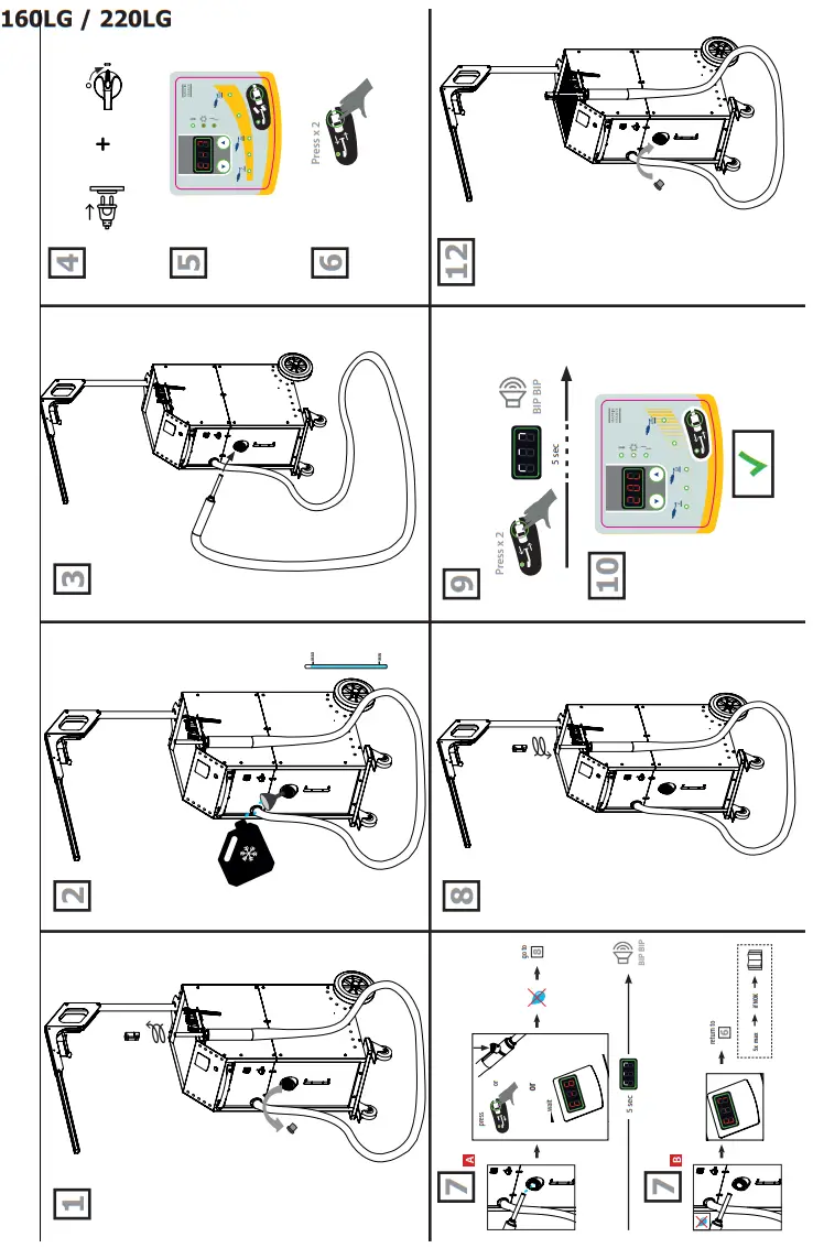 GYS 110LG Metal Sheet Induction Heater - Fig 9