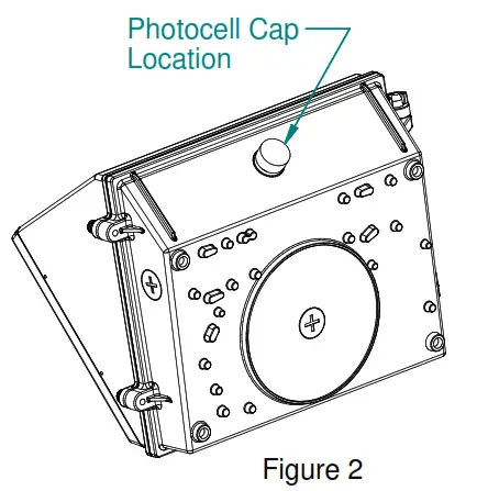 HUBBELL WGH2 Glass Wallpack Small Adjustable Outdoor Lighting - Photocell
