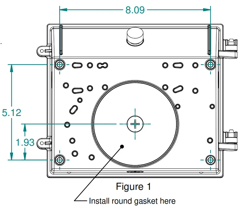 HUBBELL WGH2 Glass Wallpack Small Adjustable Outdoor Lighting - dimensions