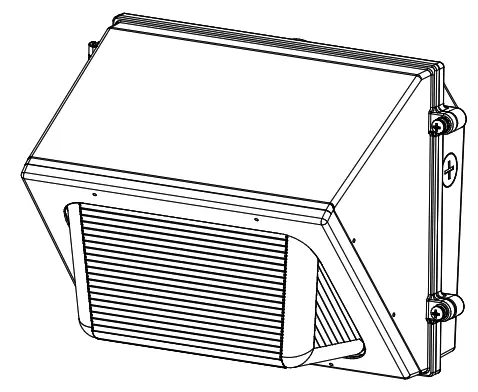 HUBBELL WGH2 Glass Wallpack Small Adjustable Outdoor Lighting