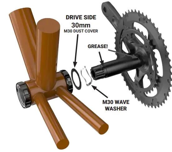 PRAXIS-M30-Zayant-eCarbon-DM-Road-1x-Crankset-FIG-3