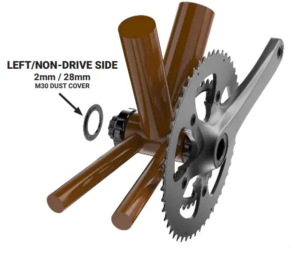 PRAXIS-M30-Zayant-eCarbon-DM-Road-1x-Crankset-FIG-4