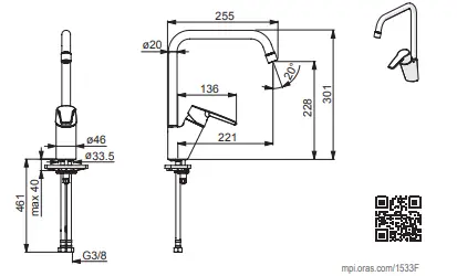 oras-831-06-08-Swea-Basin-Mixer-FIG3