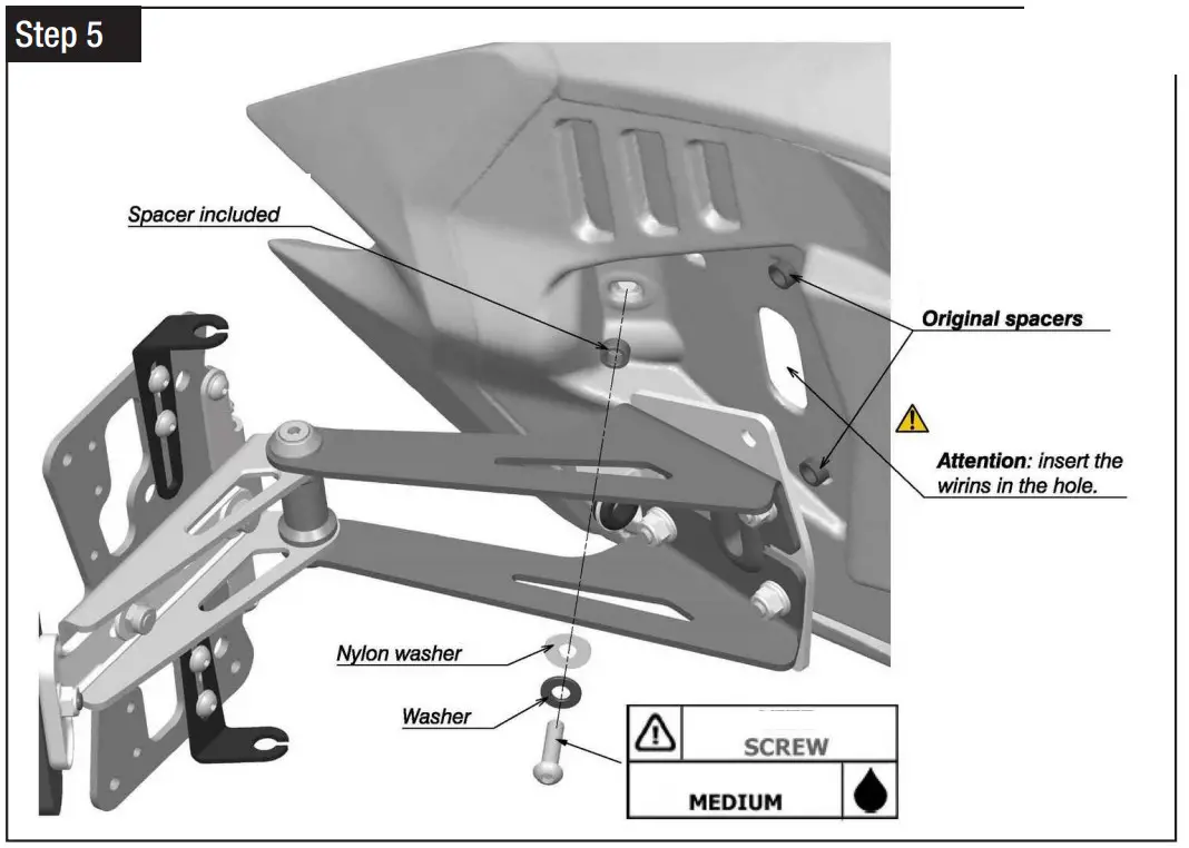 rizoma PTS801 Fox License Plate Kit - Fig 7