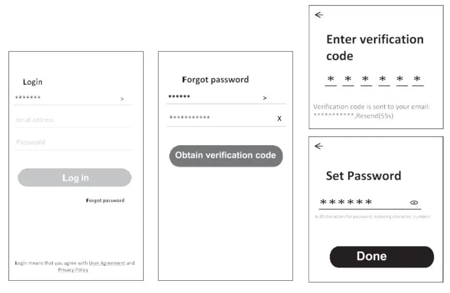 TESLA VCR600W Robot Vacuum Cleaner - new password