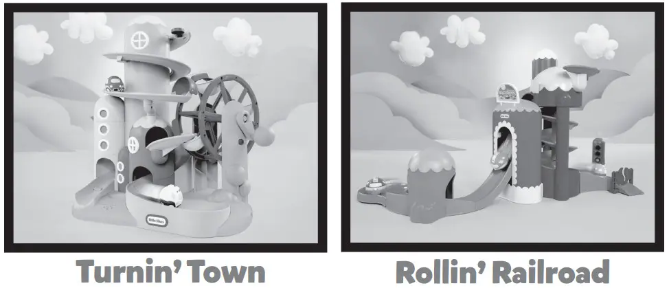 little tikes 658501 Learn and Play Roll Arounds Vehicle 2 Pack Cruisers - fig