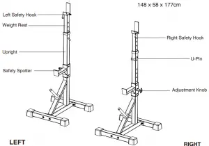 ASSEMBLED DIMENSIONS: