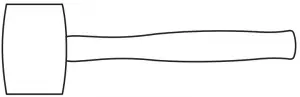 rubber mallet