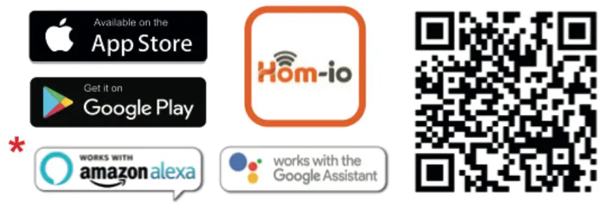 Hom-io 559593056 Module 2 Channel Switch - App Qr code