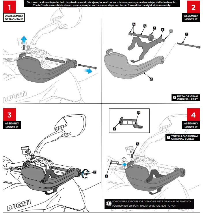 Puig Ducati Multistrada V4 21 Extension Hand Guards 3