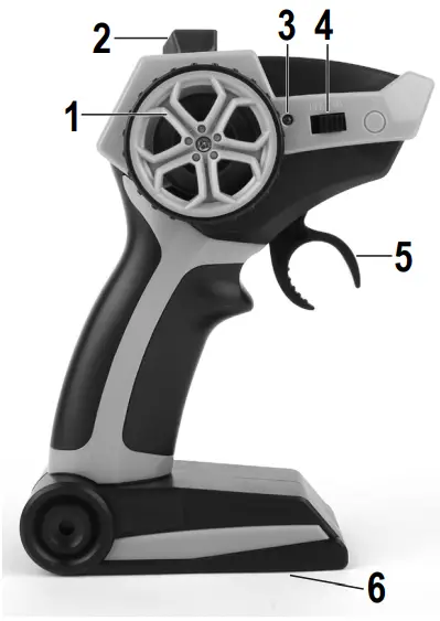 REELY 2354308 Off Road Buggy with FPV 1 22 - Transmitter controls