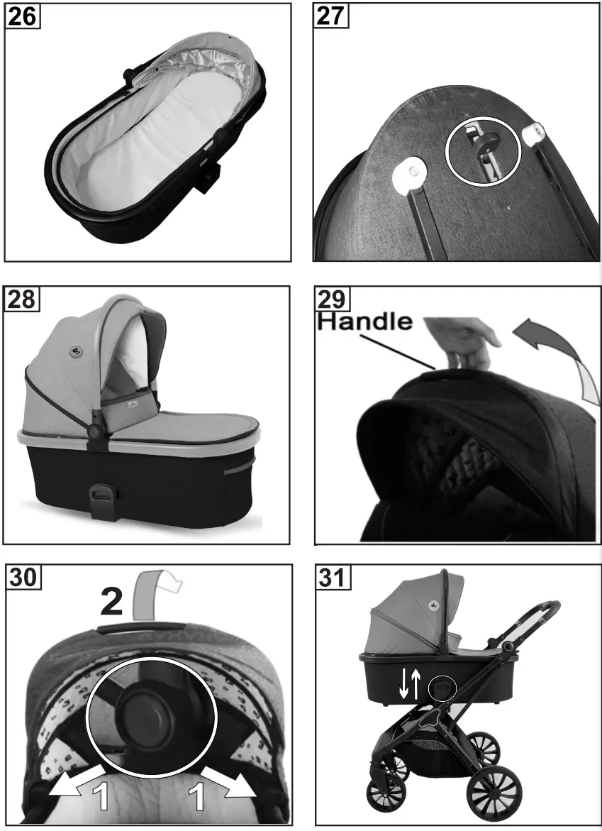 Lorelli Glory 22 kg Baby Stroller - fig 5