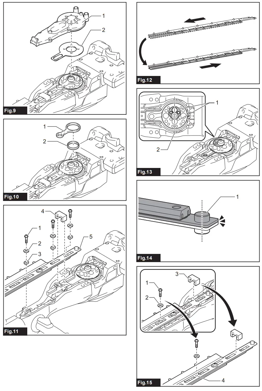 makita DUH604S Cordless Hedge Trimmer fig 3