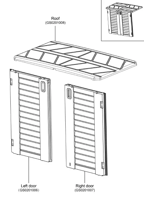 Kadehome-KH-JYWF01-Plastic-Horizontal-Double-Door-Storage-Shed-05