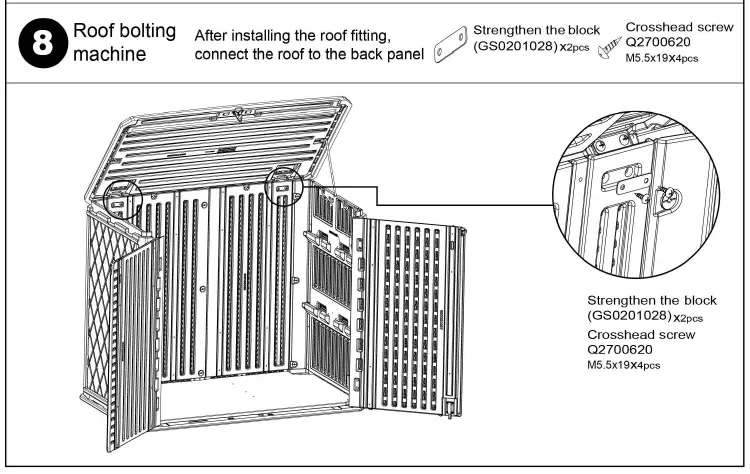 Kadehome-KH-JYWF01-Plastic-Horizontal-Double-Door-Storage-Shed-11