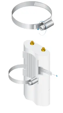 UBIQUITI RocketM Series Networks airMAX Base Station - Mounting1