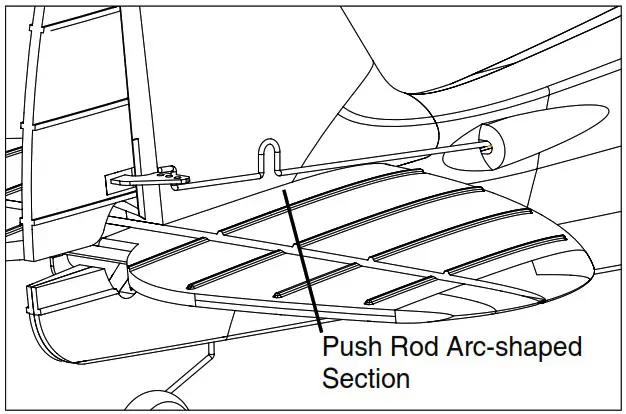 VOLANTEXRC BF109 WWII Warbird RC Airplane - Center Control Surfaces 2