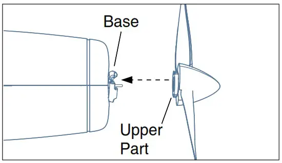 VOLANTEXRC BF109 WWII Warbird RC Airplane - Propeller Saver Instruction 1