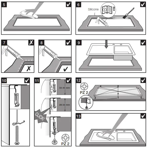 BLANCO ANDANO 400 IF Stainless Steel Satin Polish Washbasin - overview 2