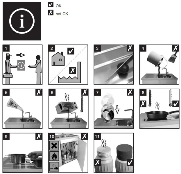 BLANCO ANDANO 400 IF Stainless Steel Satin Polish Washbasin - overview 6
