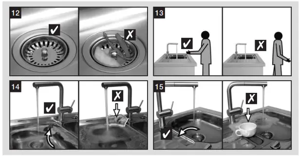 BLANCO ANDANO 400 IF Stainless Steel Satin Polish Washbasin - overview 7