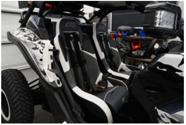 PRP Can Am Maverick X3 Lowered Seat Mount Kit - Repeat steps