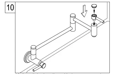 KINGSTON KS4101ZL Pot Filler in Polished Chrome - FIG12