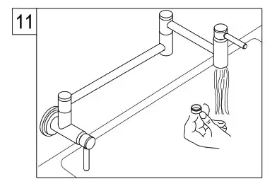 KINGSTON KS4101ZL Pot Filler in Polished Chrome - FIG13