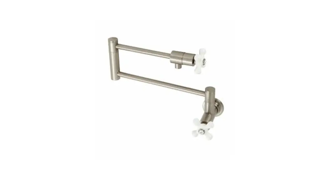 Kingston Ks4101zl Pot Filler In Polished Chrome Installation Guide