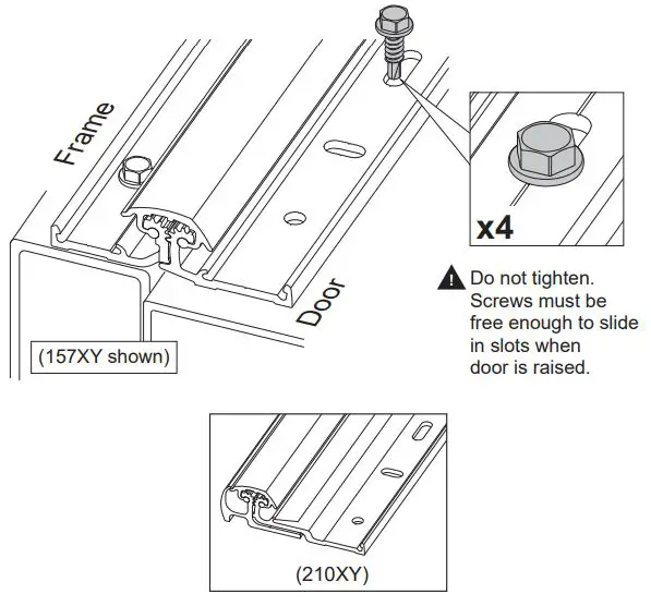 IVES Full Surface Continuous Hinges Installation Guide - Fold door leaf of hinge against door