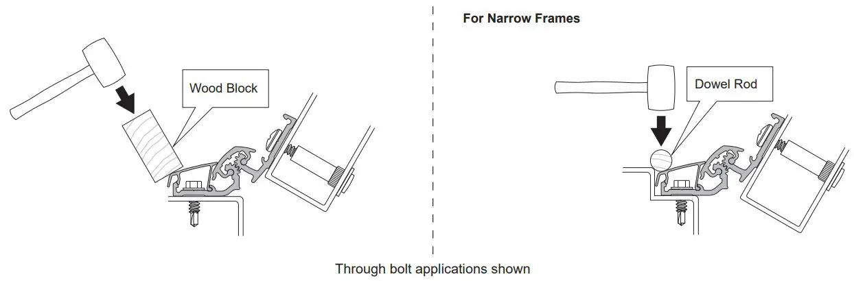 IVES Full Surface Continuous Hinges Installation Guide - Install frame leaf cover
