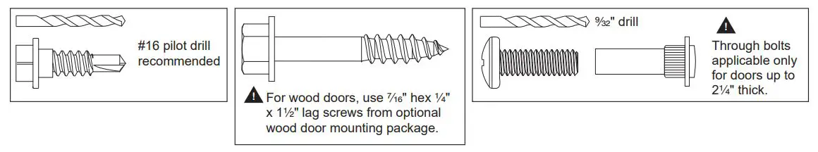 IVES Full Surface Continuous Hinges Installation Guide - Mount door to hinge