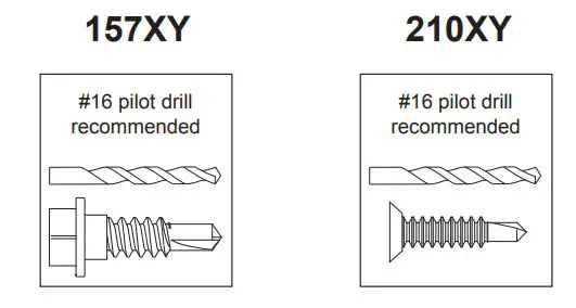 IVES Full Surface Continuous Hinges Installation Guide - Mount hinge to frame