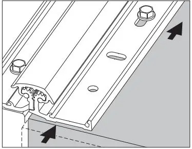 IVES Full Surface Continuous Hinges Installation Guide - Use pry bar to raise door until tight against shims