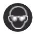 Wear protective goggles Icon