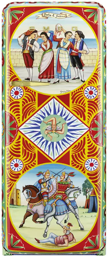 smeg FAB28R-DG_FR05YW Free Standing Refrigerator