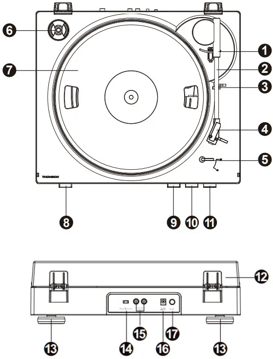 THOMSON TT350 Completely Automated Record Player - Figure 2
