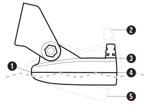 HUMMINBIRD PiranhaMAX 4 Fishfinder - Control Head Base 10