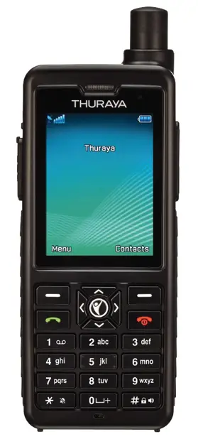 THURAYA XT PRO Satellite Phone - Unpacking your Thuraya XT-PRO