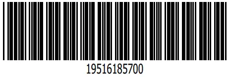 INDESIT I1D80WUK Vented Tumble Dryer - BAR Code