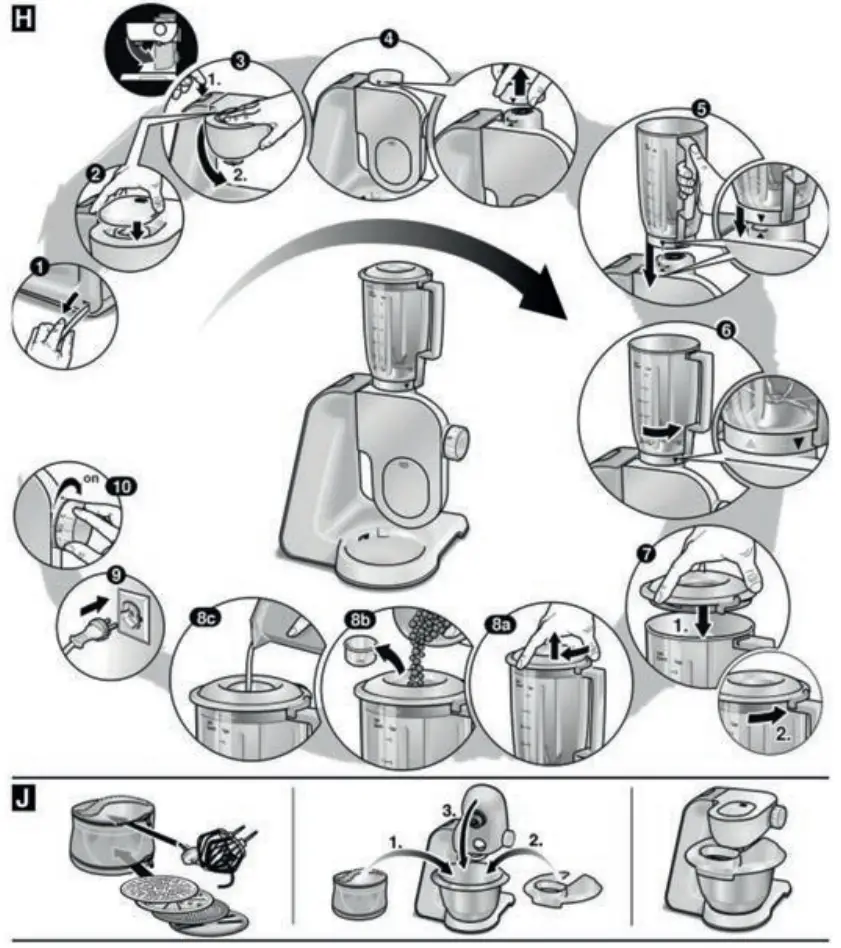 BOSCH MUM5 Universal kitchen machine - Figure 4