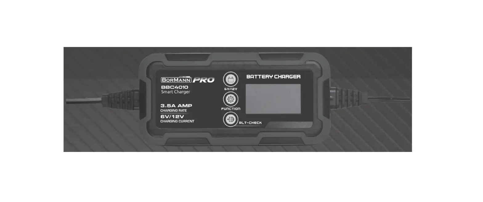 Bormann Bbc4010 Car Battery Charger Instruction Manual Bormann Bbc4010 Car Battery Charger Instruction Manual