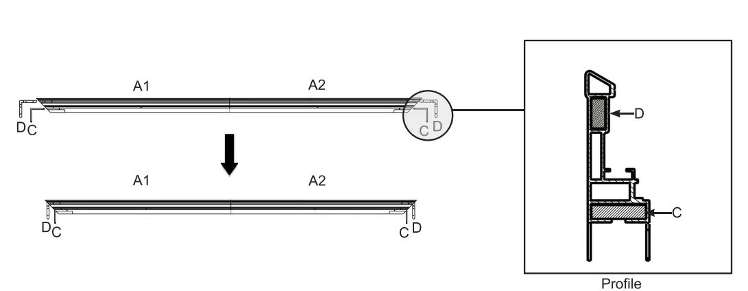 Hisense L5G 4K UHD Ultra-Short Throw Laser Projector & 100 Screen TV Frame Assembly